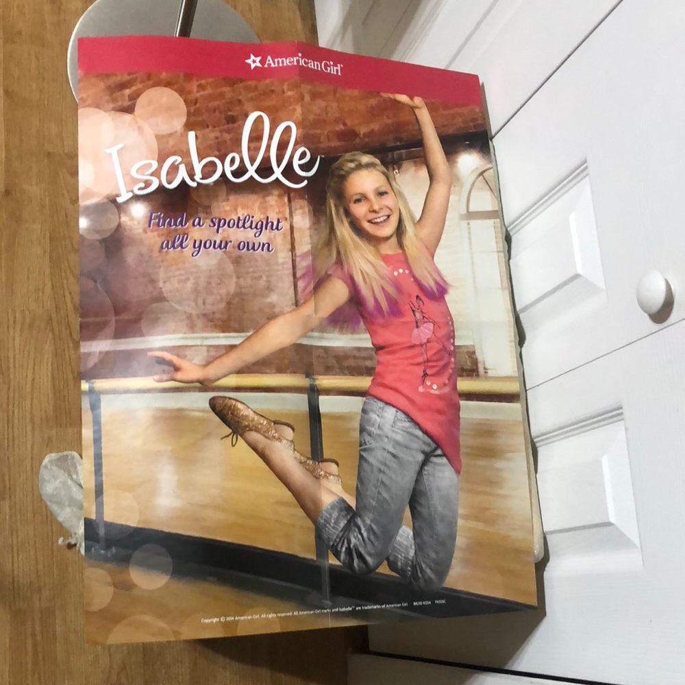 RETIRED American Girl Girl of the Year 2014 Isabelle Poster